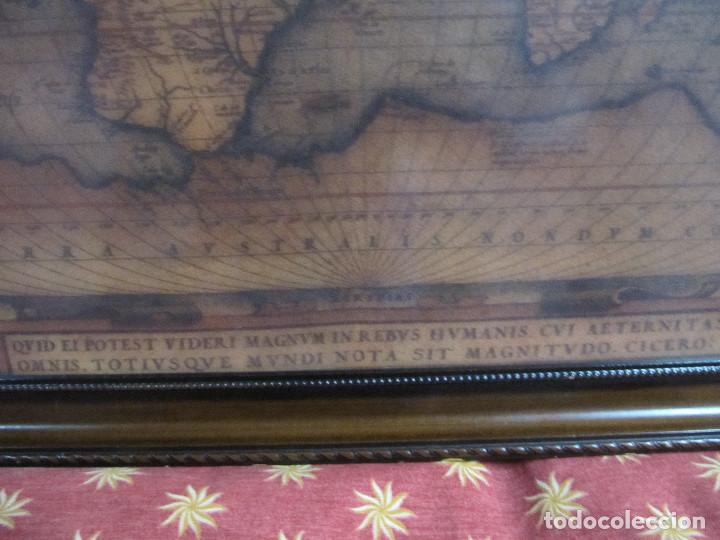 Vintage: CUADRO TERRARUM ORBIS A&Ntilde;OS 70 - Foto 4