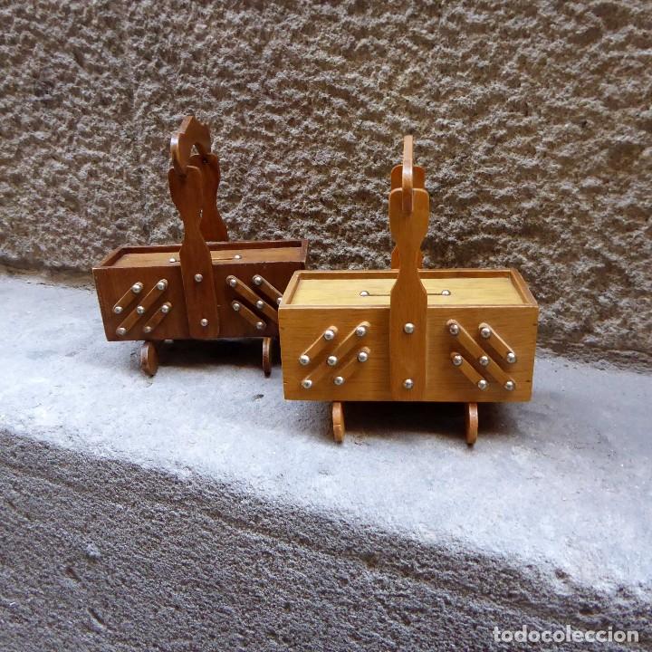 Vintage: Miniatura de hucha en forma de costurero - Foto 4