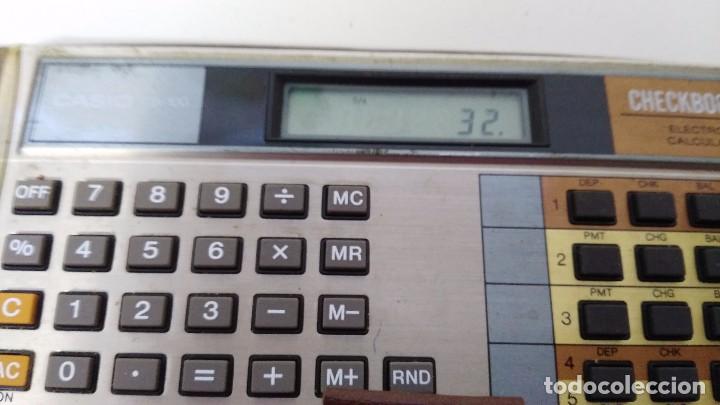 Vintage: antigua calculadora casio  checkbook - Foto 2