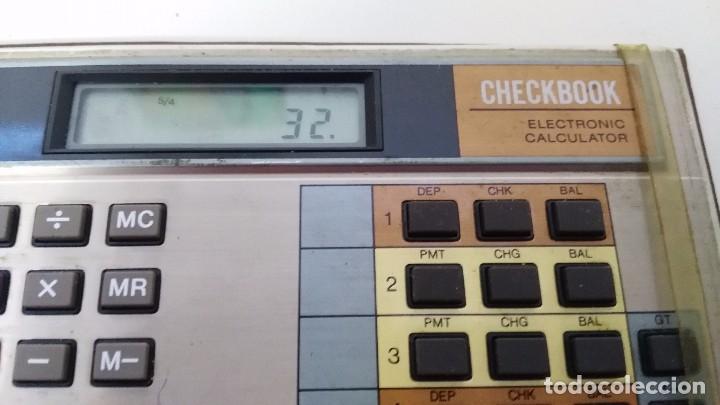 Vintage: antigua calculadora casio  checkbook - Foto 4