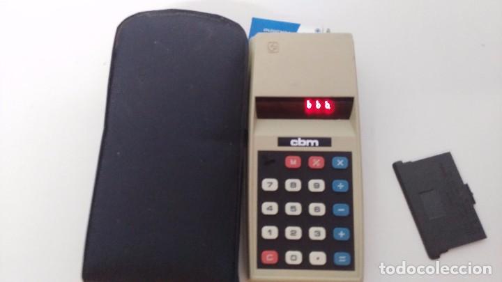 Vintage: antigua calculadora cbm funciona con funda original - Foto 1