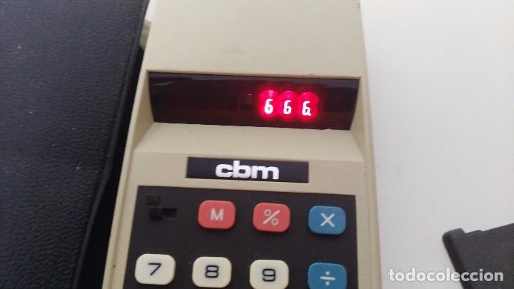 Vintage: antigua calculadora cbm funciona con funda original - Foto 2