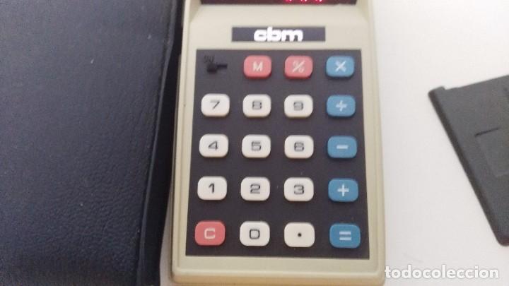 Vintage: antigua calculadora cbm funciona con funda original - Foto 3