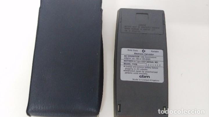 Vintage: antigua calculadora cbm funciona con funda original - Foto 4
