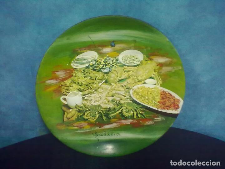 Vintage: GALICIA DECORATIVO PLATO PLASTICO