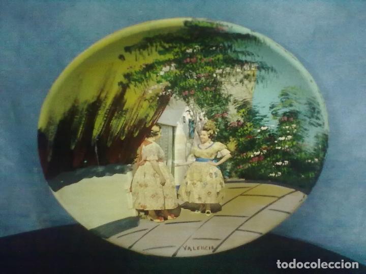 Vintage: VALENCIA DECORATIVO PLATO PLASTICO.