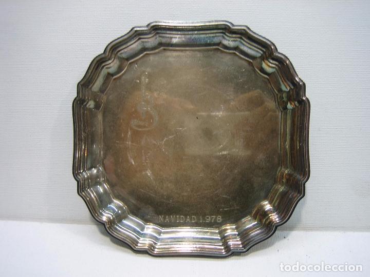 Vintage: Bandejita. Navidad 1978 en Cordoba. D 13 cm