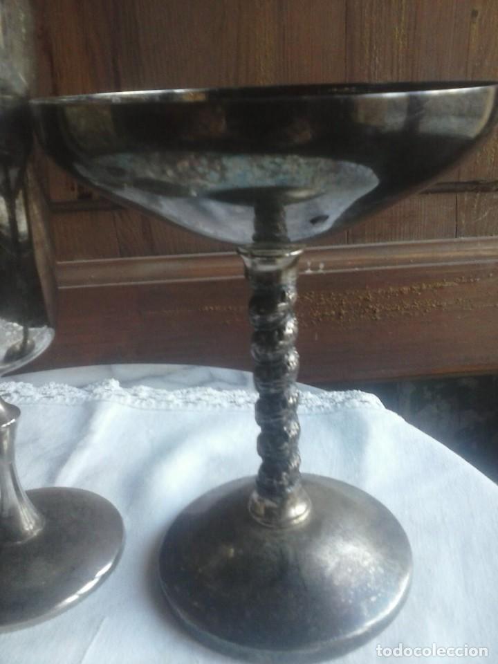 Vintage: LOTE 4 COPAS DE METAL . - Foto 2