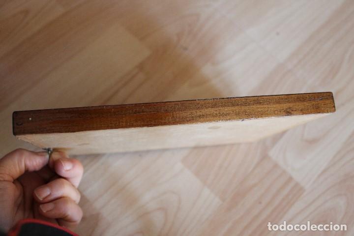 Vintage: CUADRO ROSER PUIG LAMINA SOBRE MADERA - Foto 8