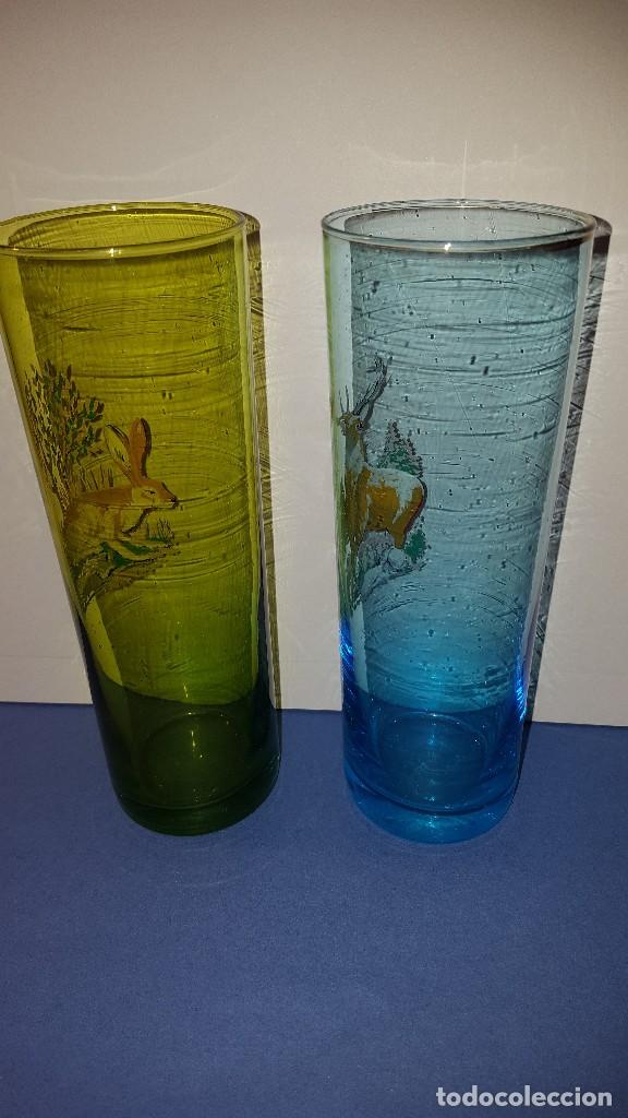 Vintage: VASOS DE CRISTAL A&Ntilde;OS 60 - Foto 2