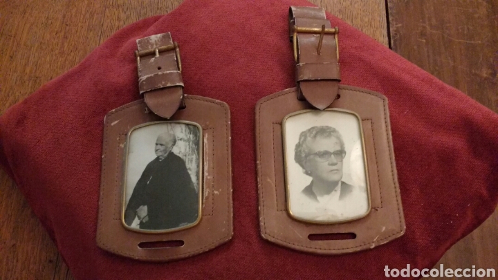 Vintage: Dos originales portarretratos. 15 x 12 cms