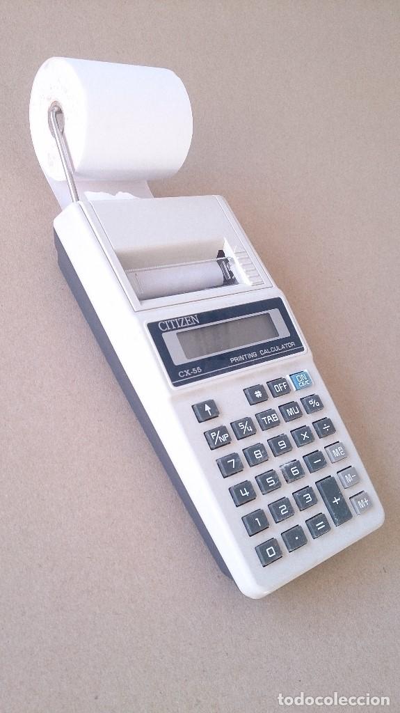 Vintage: MAQUINA CALCULAR CITIZEN CX55 - Foto 2