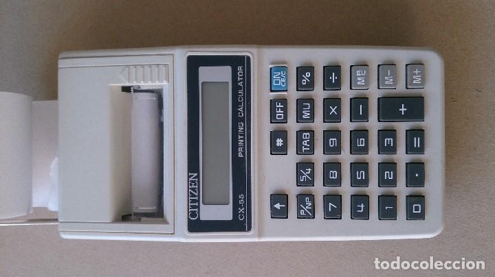 Vintage: MAQUINA CALCULAR CITIZEN CX55 - Foto 4