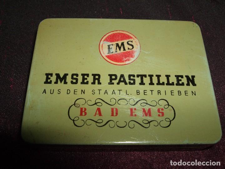 Vintage: ANTIGUA CAJA LATA DE PASTILLAS, CARAMELOS EMSER PASTILLEN