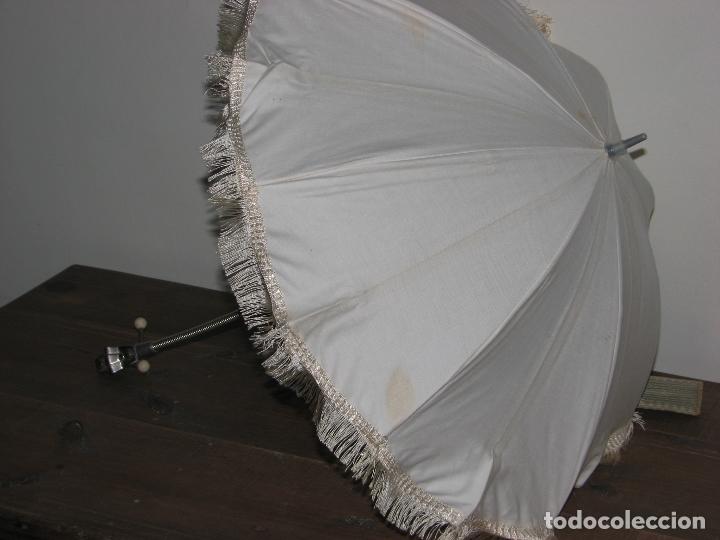 Vintage: SOMBRILLA PARA COCHE DE BEB&Eacute; - Foto 1
