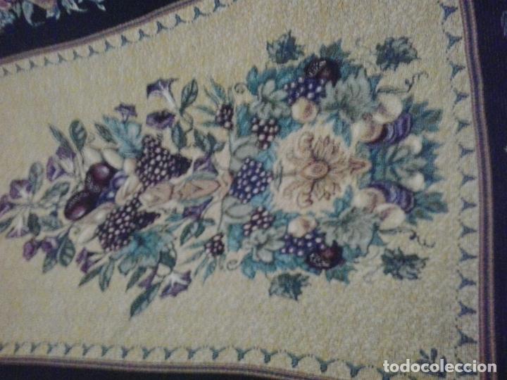 Vintage: Manta sofa ,chenilla, con fleco 1980 - Foto 3