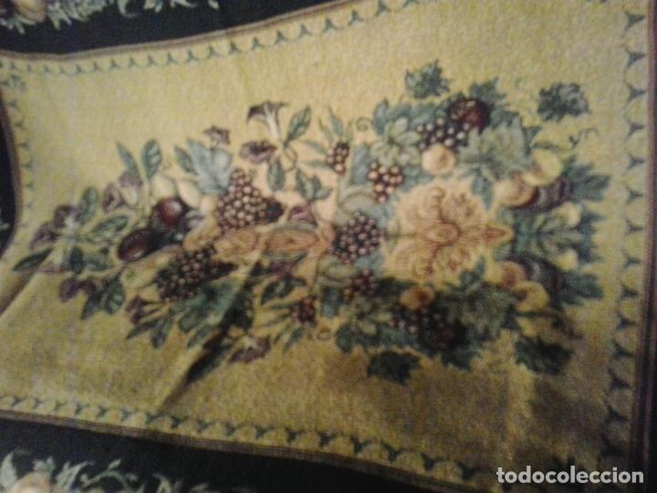 Vintage: Manta sofa ,chenilla, con fleco 1980 - Foto 8