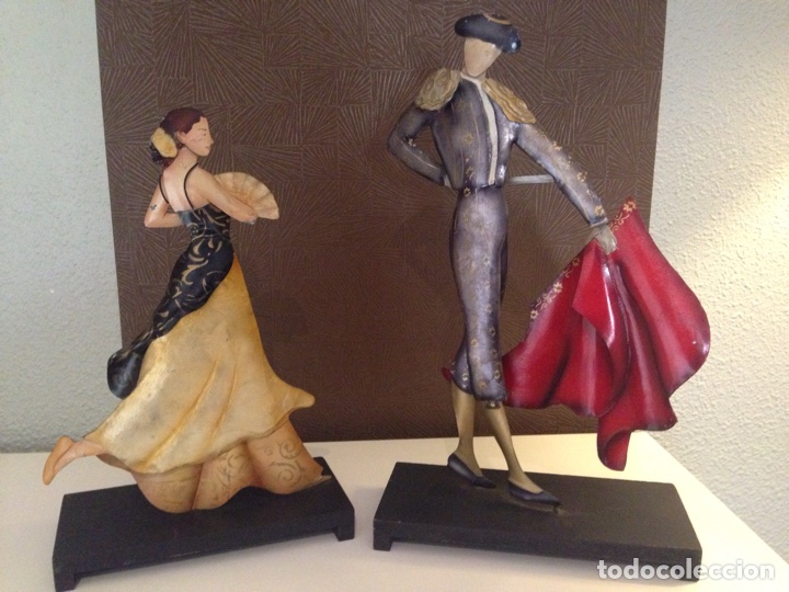 Vintage: Esculturas &rdquo; Bailaora y Torero &rdquo; - Foto 2