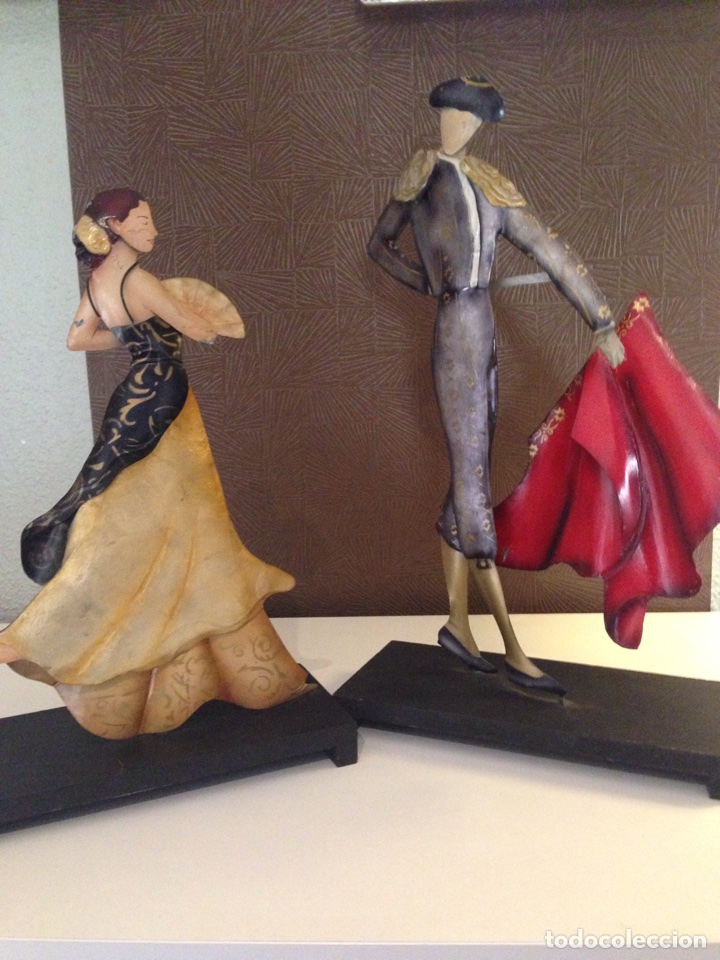 Vintage: Esculturas &rdquo; Bailaora y Torero &rdquo; - Foto 5