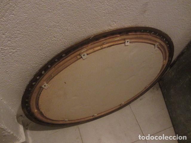Vintage: Bonito espejo de pasta dorado - Foto 2