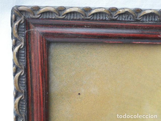 Vintage: BONITO MARCO CON L&Aacute;MINA RELIGIOSA. - Foto 4