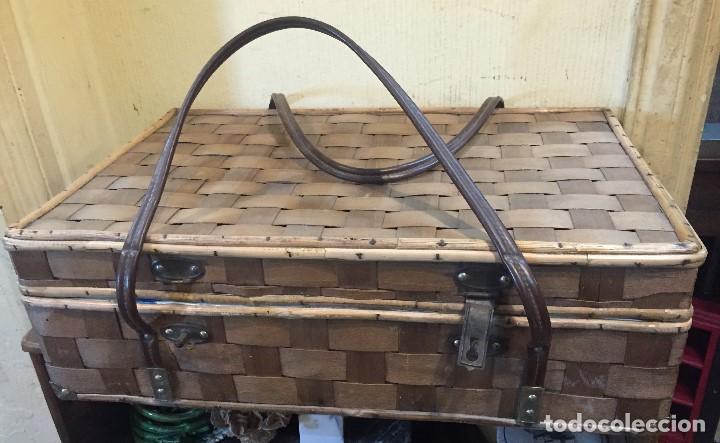 Vintage: Maleta de picnic - Foto 1