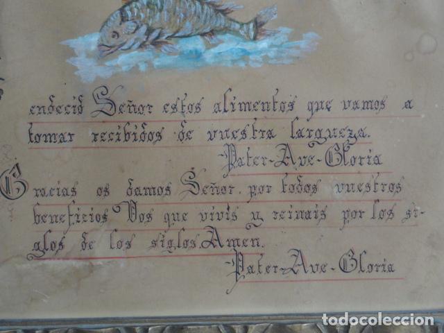 Vintage: BONITO MARCO CON PREGRARIA BENDICI&Oacute;N ALIMENTOS. - Foto 4