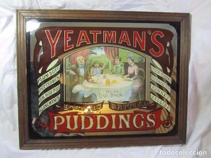 Vintage: Cuadro espejo de Yeatmans Puddings - Foto 2