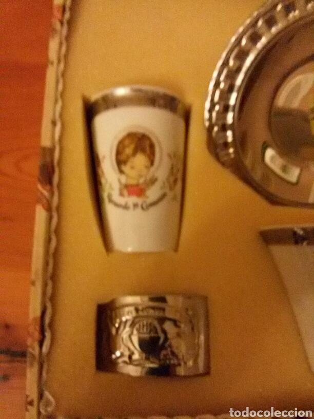 Vintage: VAJILLA RECUERDO PRIMERA COMUNION. - Foto 3