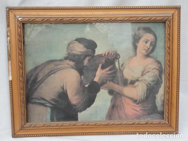 Vintage: BONITO MARCO CON L&Aacute;MINA RELIGIOSA. - Foto 1