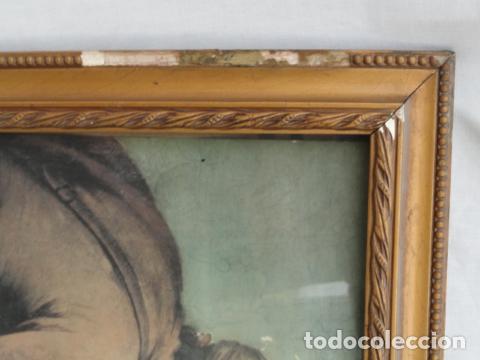 Vintage: BONITO MARCO CON L&Aacute;MINA RELIGIOSA. - Foto 2