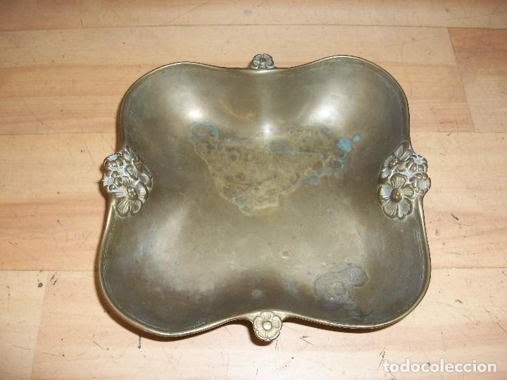 Vintage: ANTIGUO CENTRO DE MESA DE BRONCE - Foto 1