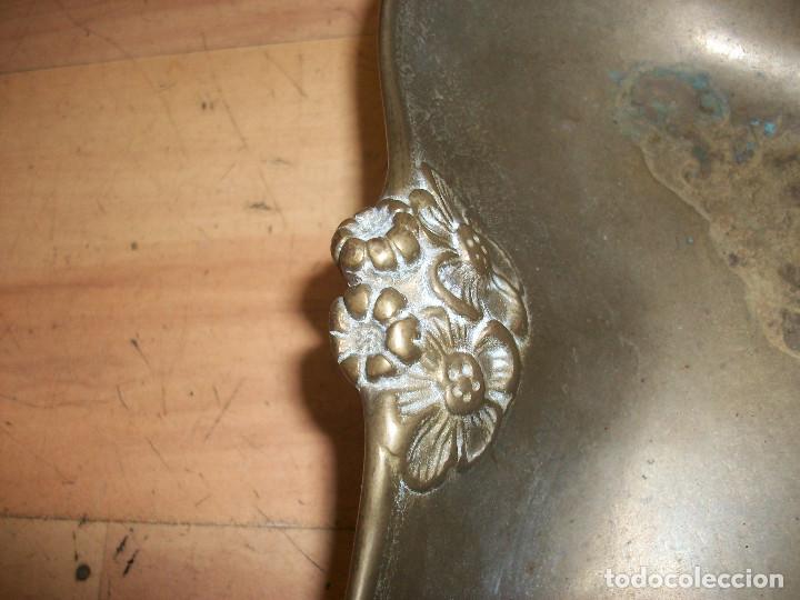Vintage: ANTIGUO CENTRO DE MESA DE BRONCE - Foto 3