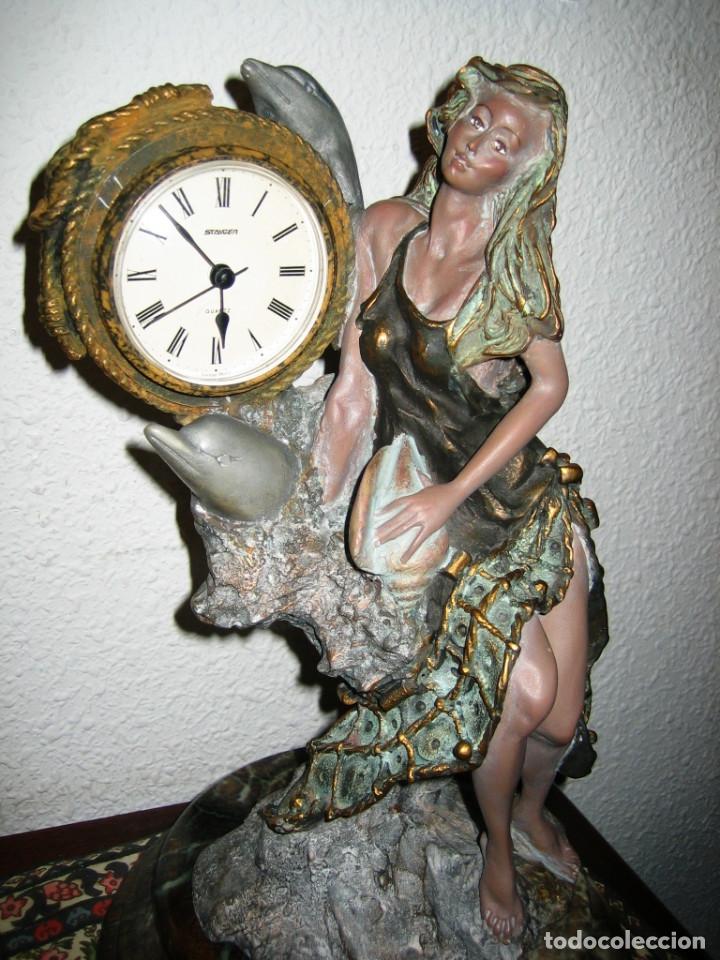 Vintage: FIGURA Artesania con RELOJ - Foto 1