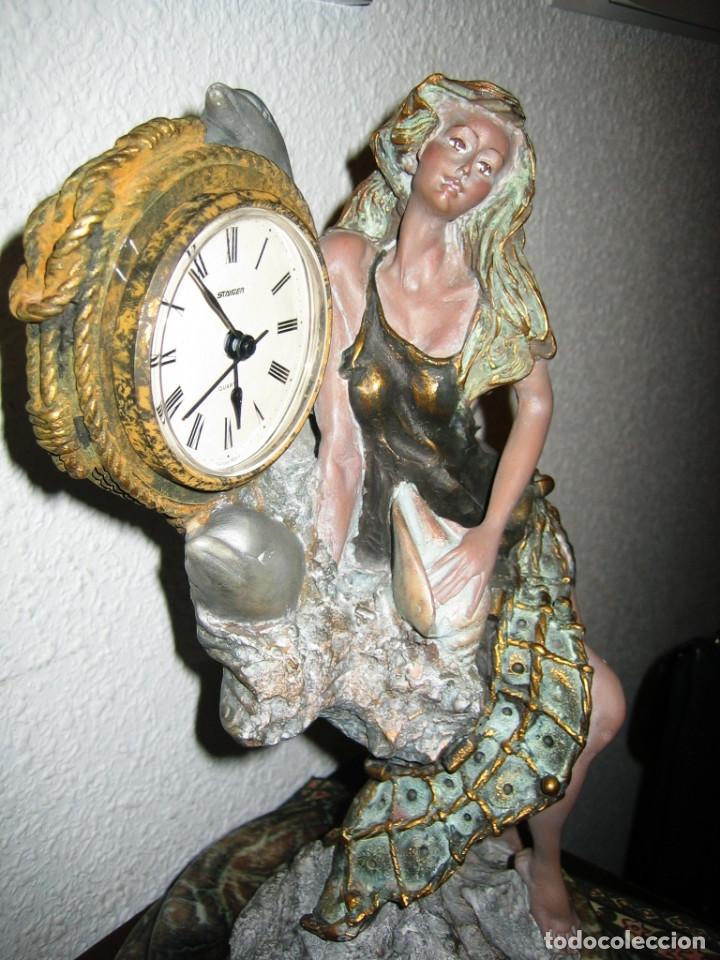 Vintage: FIGURA Artesania con RELOJ - Foto 2