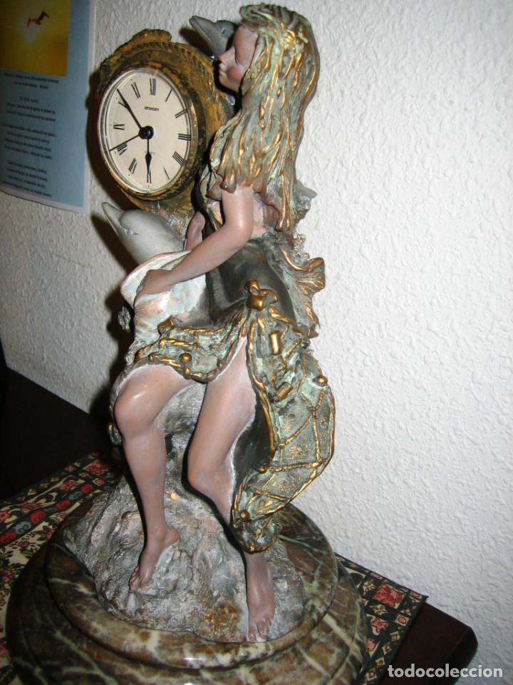 Vintage: FIGURA Artesania con RELOJ - Foto 3