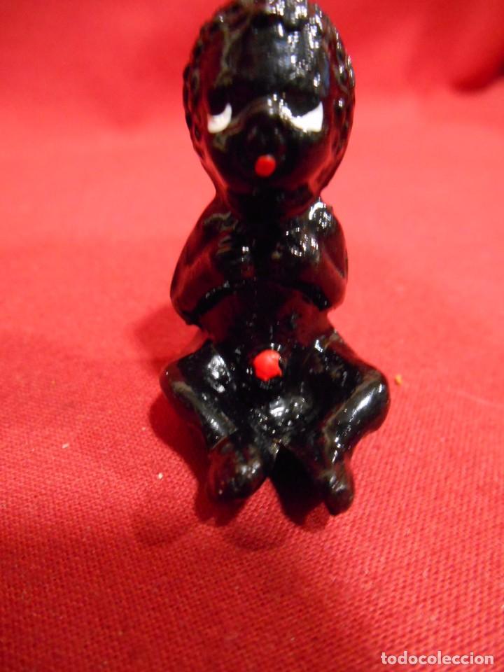 Vintage: CURIOSA FIGURA DE NEGRITO SENTADO - Foto 6