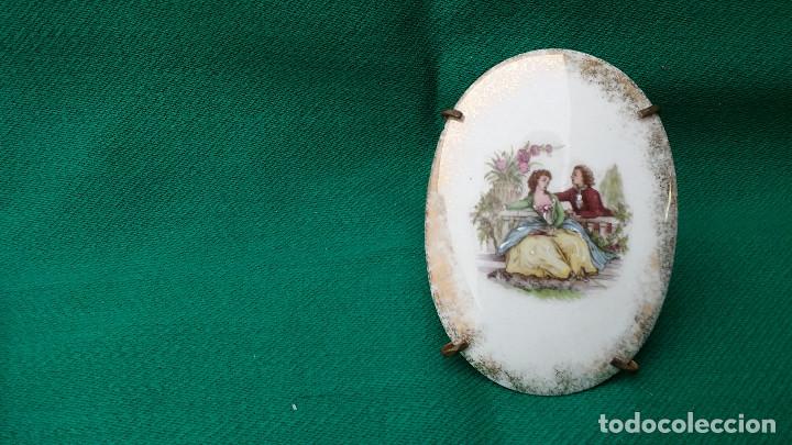 Vintage: placa porcelana limoges - Foto 1