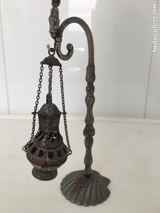 Vintage: BOTAFUMEIRO DE 18 CM. DE ALTURA, MUY DETALLITA, ES UN INCIENCERO