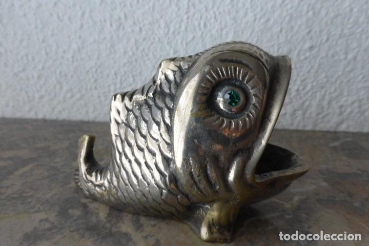Vintage: PEZ DE BRONCE PLATEADO - Foto 1
