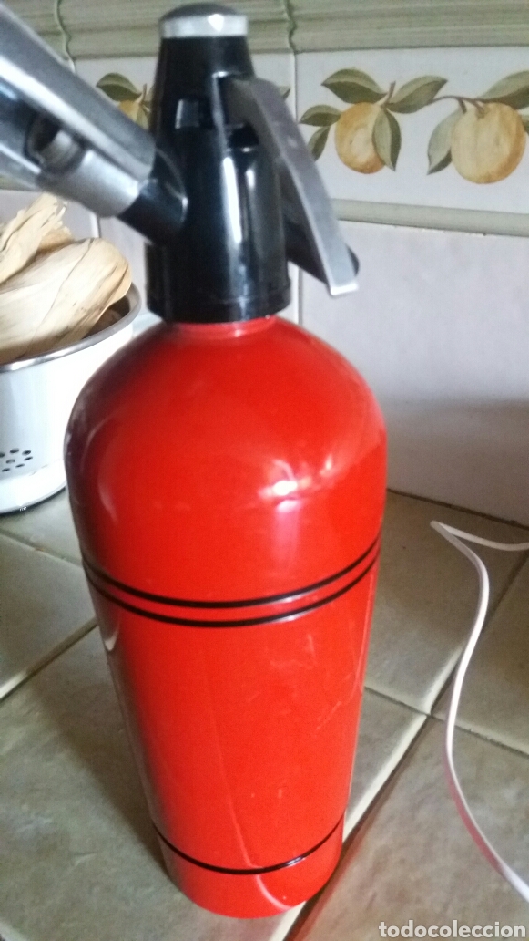 Vintage: Sif&oacute;n vintage recargable - Foto 3