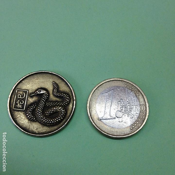 Vintage: MEDALLA ASIATICA - SERPIENTE - IMAGEN - - Foto 3