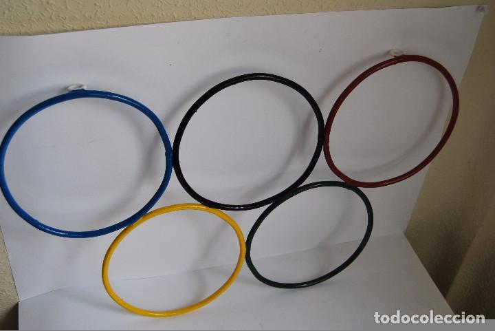Vintage: AROS OL&Iacute;MPICOS DE HIERRO - FORJA - OLIMPIADAS - Foto 2