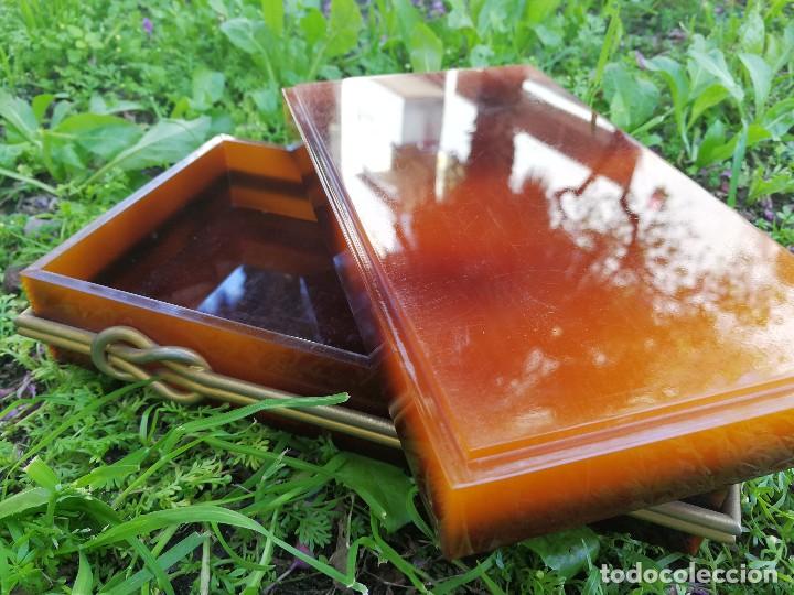 Vintage: PRECIOSA CAJA JOYERO S&Iacute;MIL CAREY VINTAGE- A&Ntilde;OS 70'S.