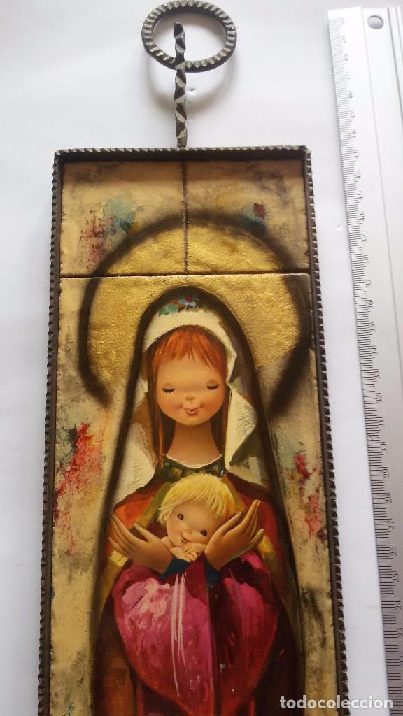 Vintage: VIRGEN CABECERA a&ntilde;os 60 - Foto 1