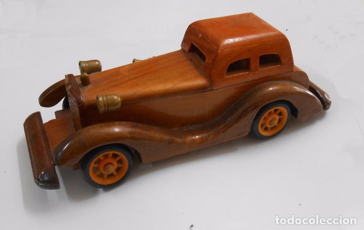 Vintage: COCHE DE MADERA VINTAGE - Foto 1