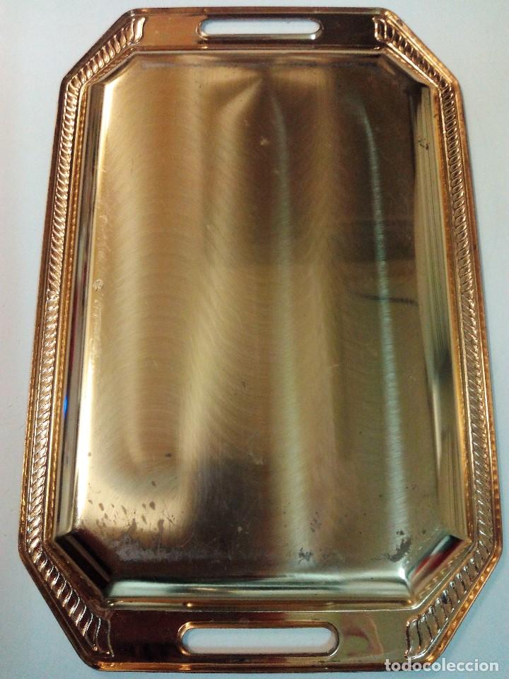 Vintage: Bandeja dorada de comuni&oacute;n o boda - Foto 3