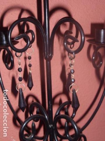 Vintage: CANDELABRO DE 5 BRAZOS DE FORJA - Foto 6