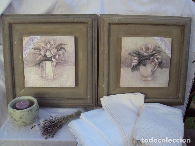 Vintage: 2 cuadros decorativos