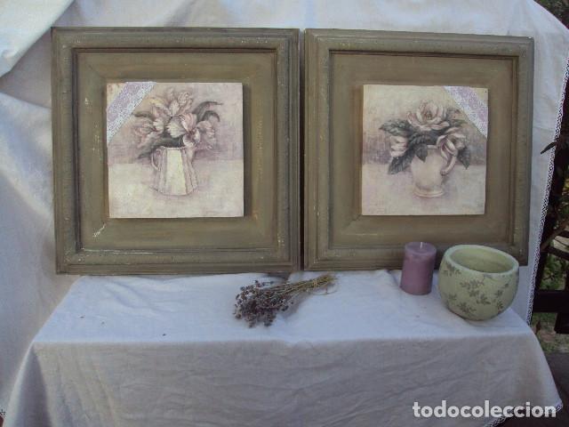Vintage: 2 cuadros decorativos - Foto 2